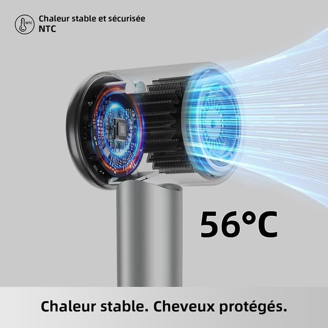 Detalle 2 de Healthkeep sèche-cheveux ionique 1500 W