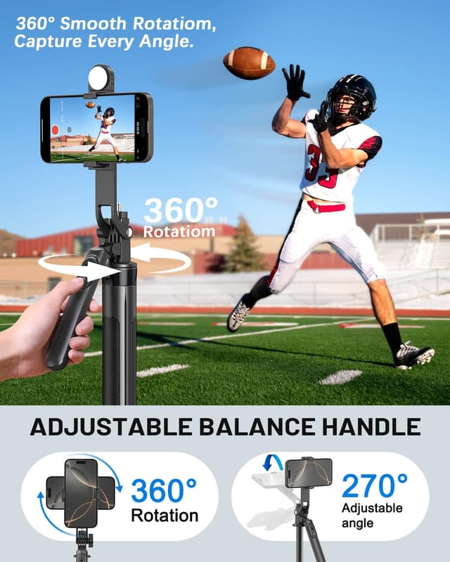 Thumbnail 4 de Yeaki Vlogging Kit 71" Selfie Stick Tripod