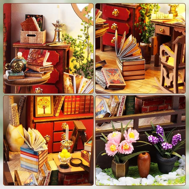 Detalle 2 de DIY Book Nook Kit with LED Light