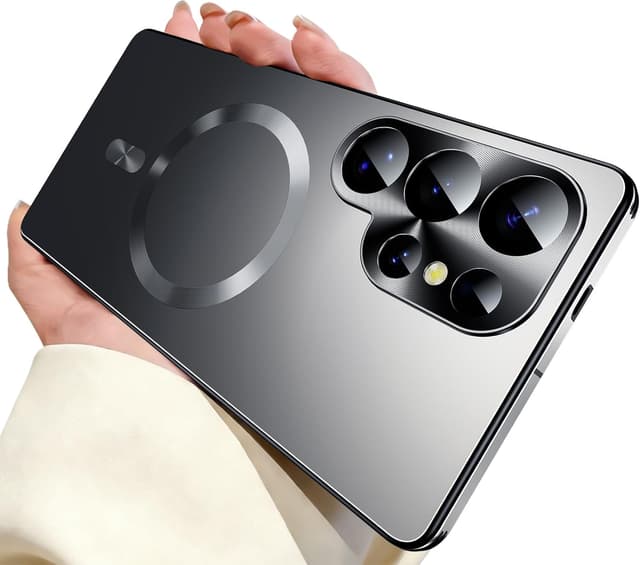 Detalle de for Samsung Galaxy S25 Ultra Case — Heavy-Duty Slim MagSafe Protection (Black)