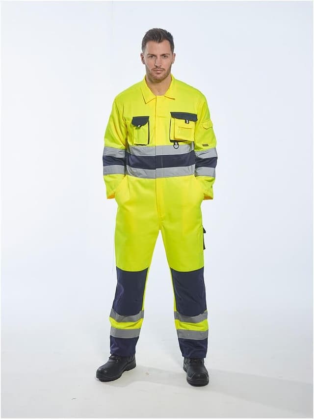 Thumbnail 8 de Portwest TX55 Hombres Mono de Trabajo Alta Visibilidad Clase 3 👷