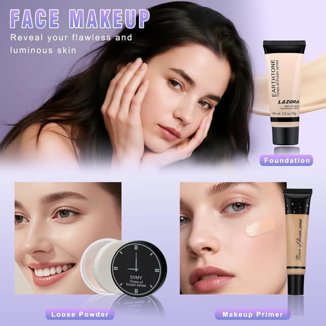 Detalle de Teens Makeup Kit Gift Set for Beginners (Travel Makeup Set for Girls Ages 14–16)