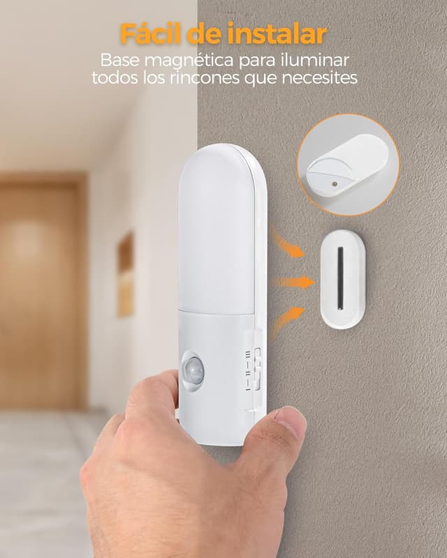 Thumbnail 5 de Gotopceed Luz LED Nocturna Sensor Movimiento Recargable