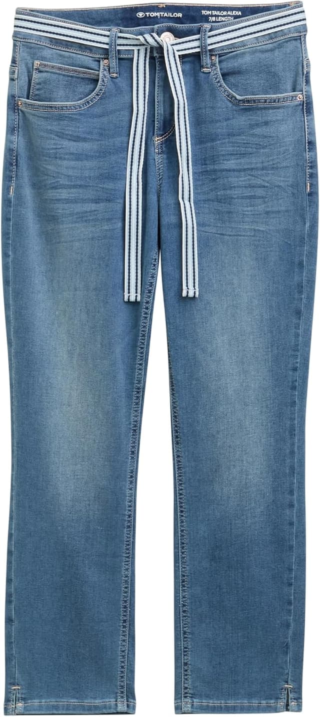 Detalle 2 de Jeans donna TOM TAILOR 1045907 Alexa Slim Fit: elasticità e stile cinque tasche