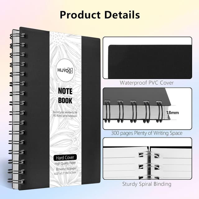 Thumbnail 3 de 3 Pack A5 Journal Notebook 480 Pages