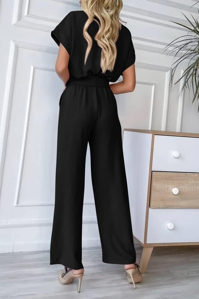 Detalle de PRETTYGARDEN wrap jumpsuit romper dress