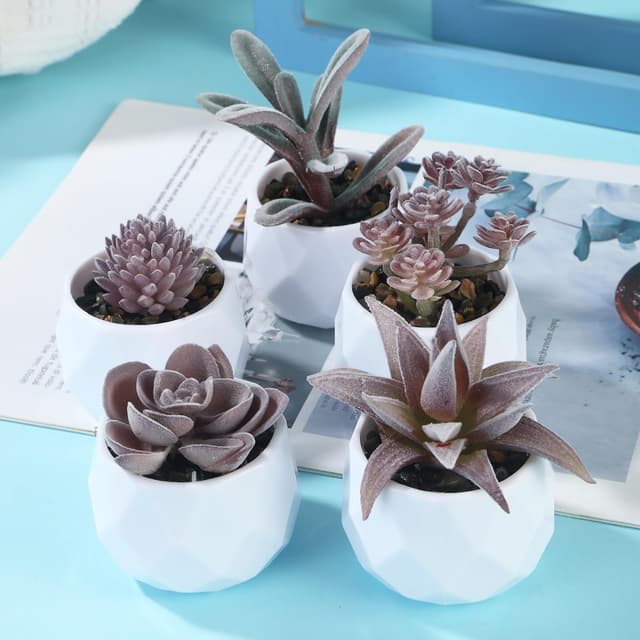Thumbnail 3 de BUCOMTU 5Pieces Plantes artificielles 5 pcs