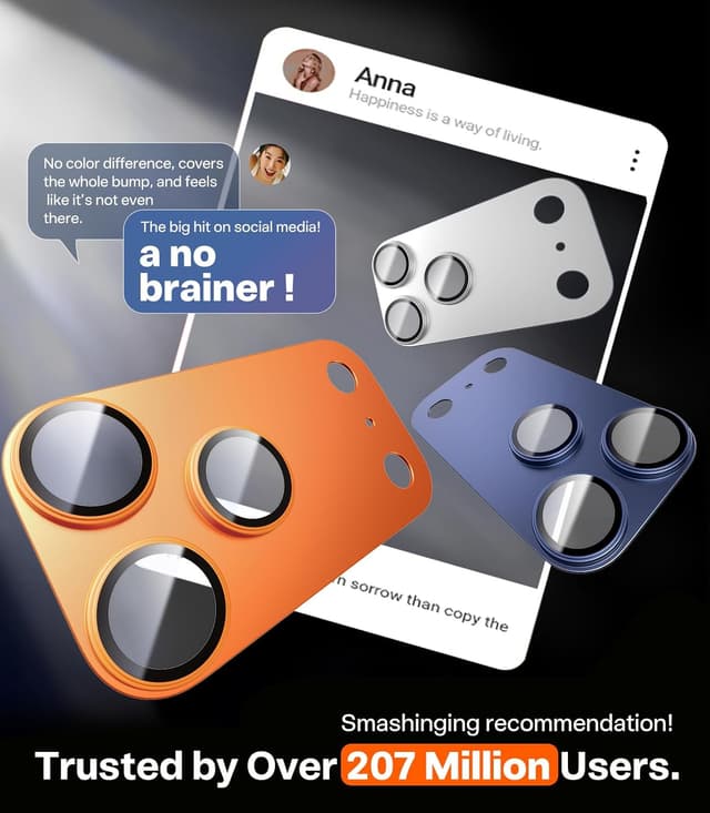 Thumbnail 6 de iPhone 17 Pro Max camera lens protector