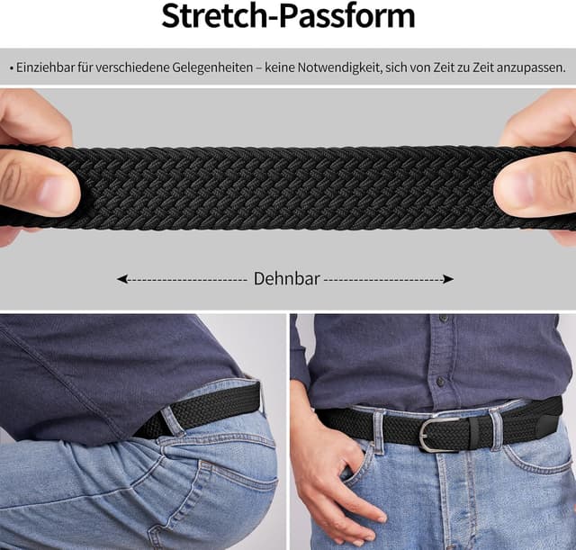 Thumbnail 3 de TANGCHAO Stretchgürtel 90–135 cm