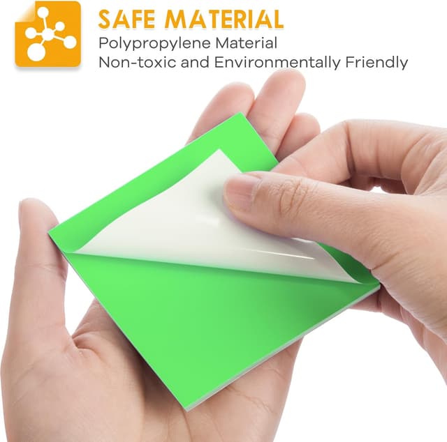 Detalle de Elektrostatisch selbstklebende & magnetische Haftnotizen (76 x 76 mm) – 480 Blatt in 6 Farben