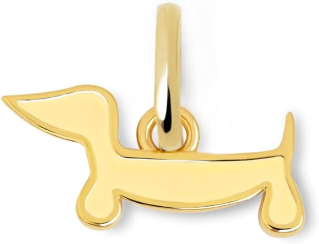 Imagen de SINGULARU Charms Mini Teckel in smalto 18kt oro en OfertitasTOP