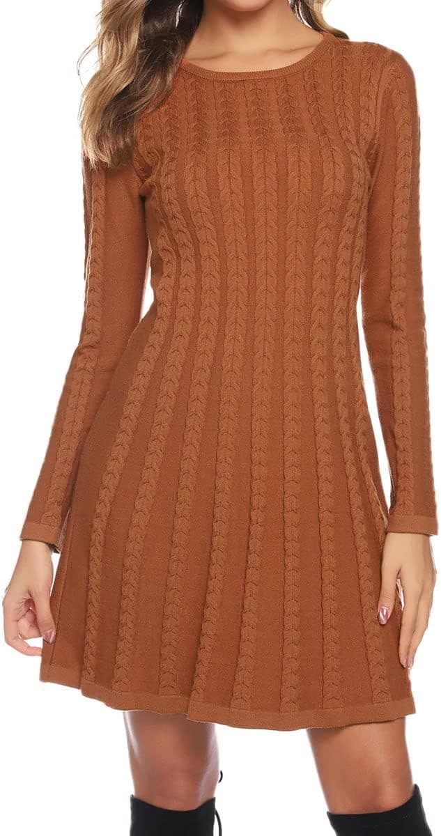 Thumbnail 6 de Gyabnw robe pull hiver tricot col rond