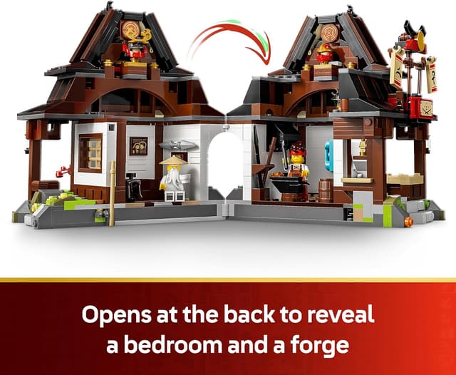 Detalle de LEGO NINJAGO 71858 ninja house toy