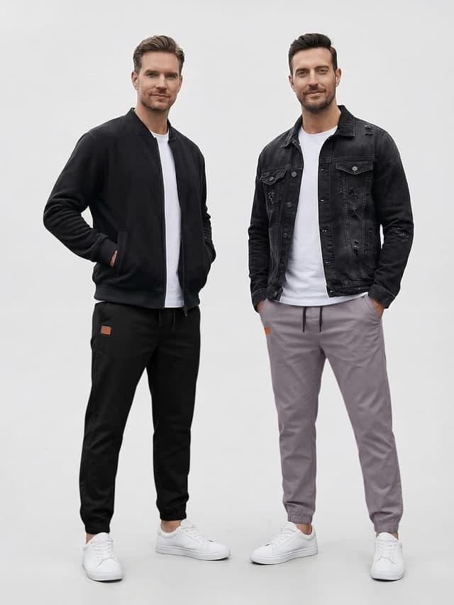 Thumbnail 4 de JMIERR Cotton Drawstring Joggers 94% Cotton