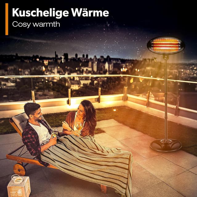 Thumbnail 6 de TRESKO Infrarot Stand-Heizstrahler 2000W