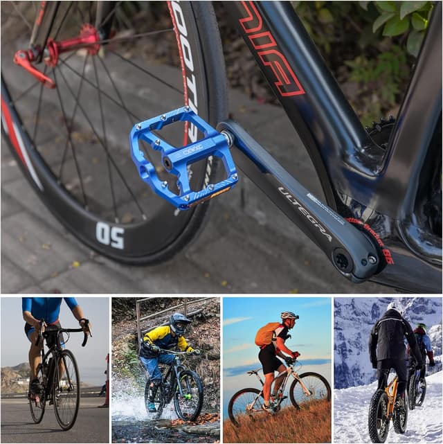 Detalle 2 de CXWXC pedali flat MTB 9/16