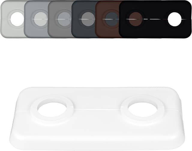 Detalle de Heizungsrohr Rosette 14 mm Doppel, 2-teilig