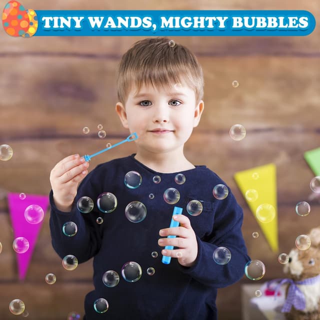 Thumbnail 2 de Easter Mini Bubbles Wands 20-Pack
