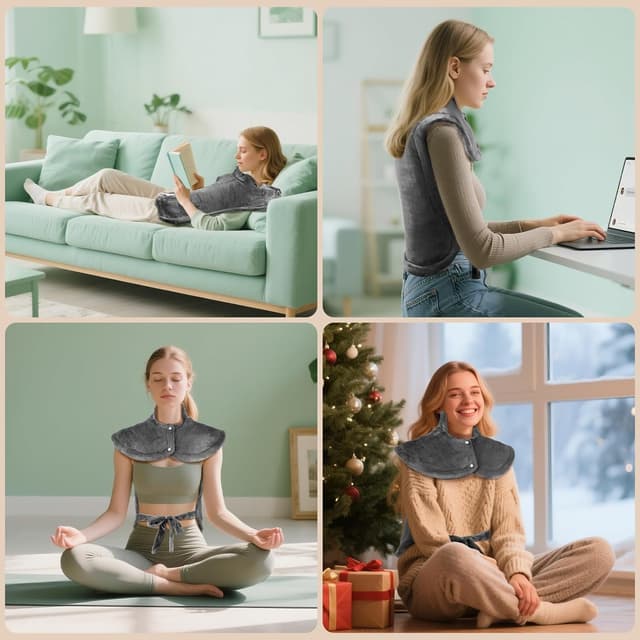 Thumbnail 6 de Olycism Termoforo elettrico 60x85 cm per schiena e collo