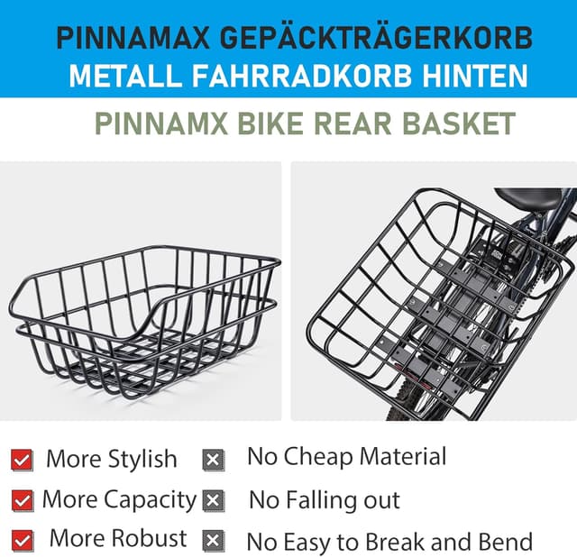 Thumbnail 1 de PINNAMAX panier de vélo arrière