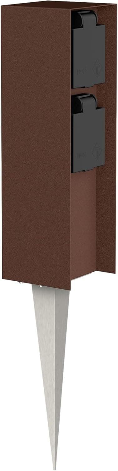 Detalle de POMI Garten-Steckdosen-Säule 2-fach, 23 cm