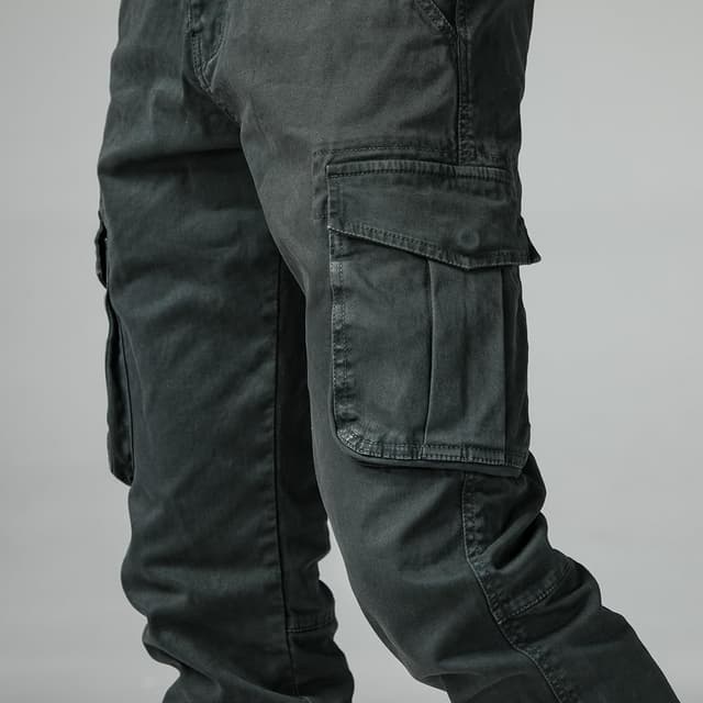 Detalle 2 de TONY BACKER G6551 Pantaloni cargo casual da uomo