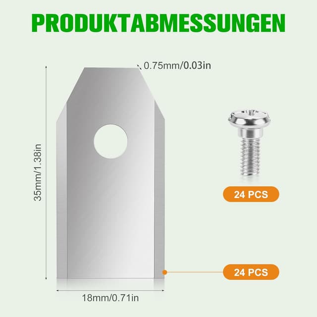 Thumbnail 6 de Segway Navimow Ersatzklingen 24 Stück