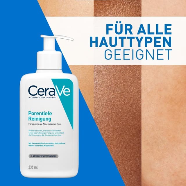 Thumbnail 5 de CeraVe Porentiefe Reinigungsgel (236 ml) – Gel gegen Unreinheiten & Mitesser
