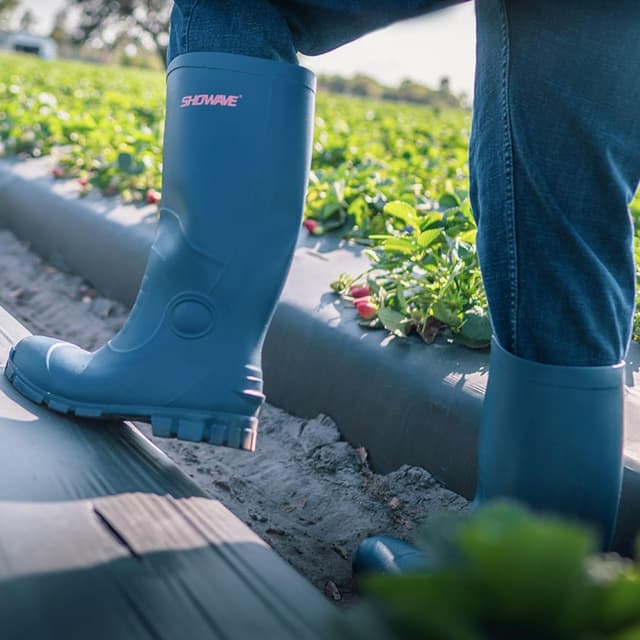 Detalle 2 de Showave Steel Toe Rubber Work Boots 100% Waterproof