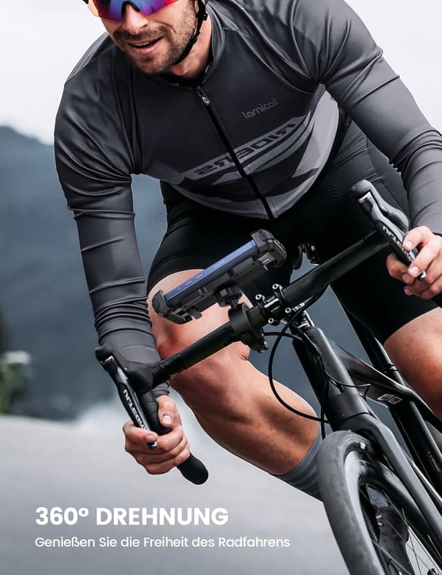 Detalle 2 de Lamicall BP03 Fahrradhalterung Universal 360°