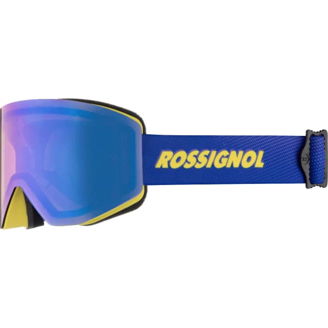 Detalle de Rossignol Otava S Yellow SP: máscara de esquí sin montura con lentes antivaho y UV