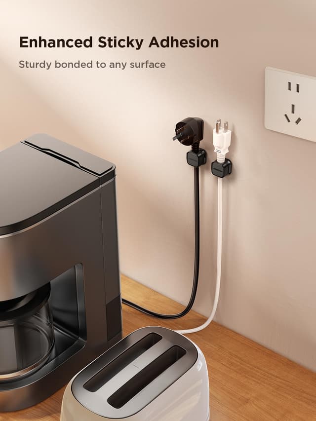 Thumbnail 5 de JOYROOM 6 Pack Cable Tidy Clips 7.5mm