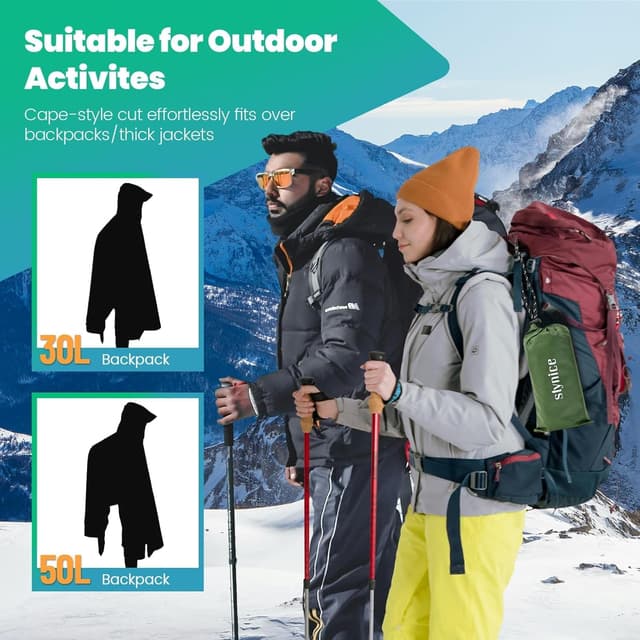 Detalle de Stynice Leicht-Regenponcho 290 g