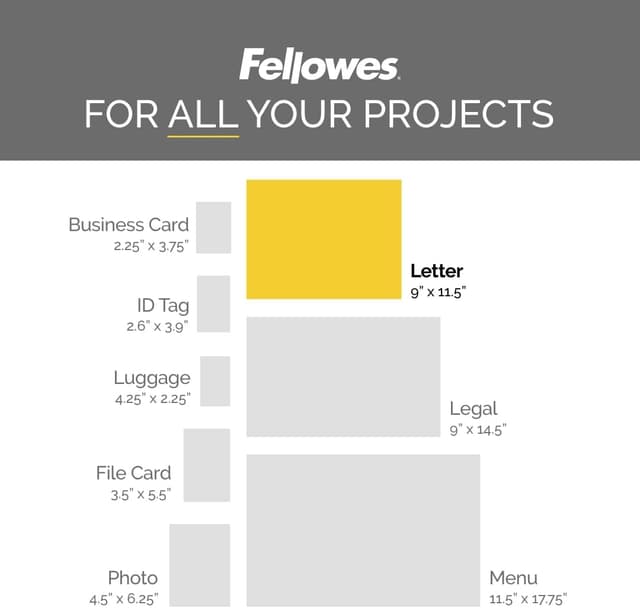 Detalle 2 de Thermal Laminating Sheets 3mil, 9 x 11.5
