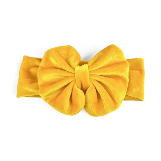 Thumbnail 5 de Samt Haarband Baby Mädchen mit Schleife Petrolgrün