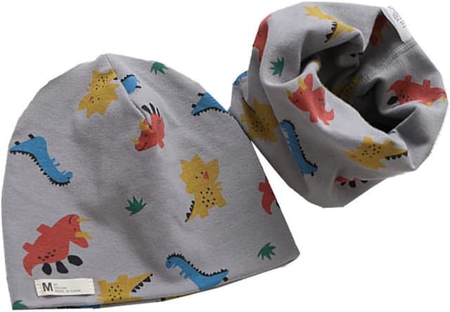 Detalle 2 de FUYAO Cotton Kids Hat and Tube Scarf Set