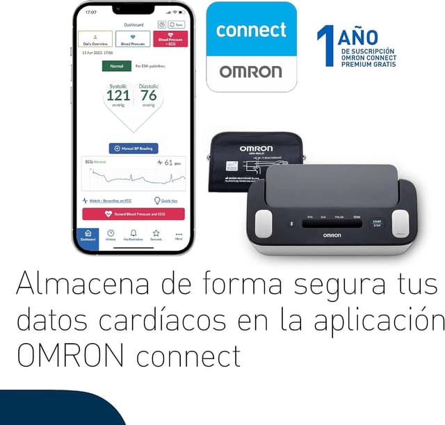 Thumbnail 4 de OMRON Complete monitor 2 en 1 ECG y presión