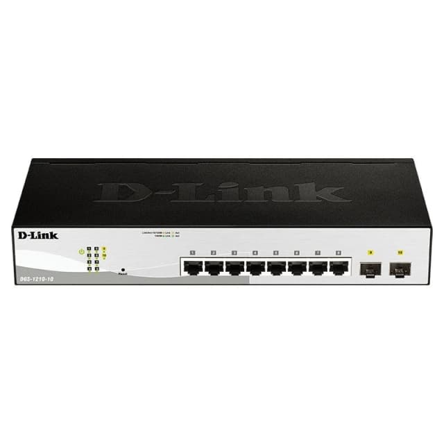 Detalle de D-Link DGS-1210-10/E Switch gestionado 8+2 puertos