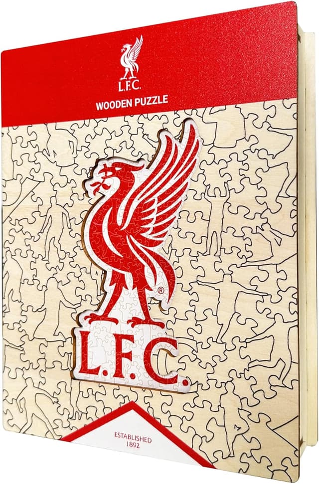 Thumbnail 6 de Iconic Puzzles Liverpool Classic Logo (Liver Bird) — puzzle en bois 500 pièces, taille L
