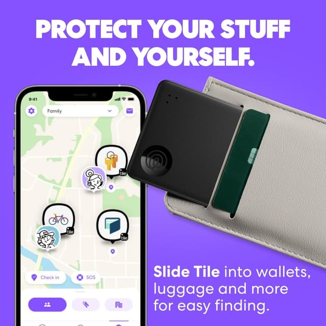 Detalle 2 de Tile by Life360 Slim 2024 - Localizador Bluetooth para objetos 🔍