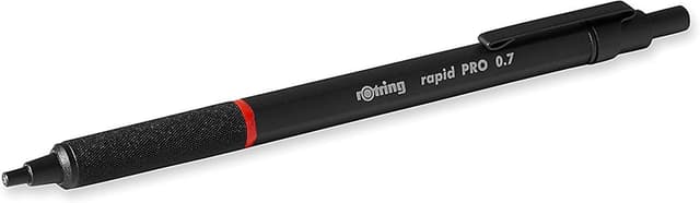 Detalle 2 de rOtring Rapid Pro matita meccanica 0,7 mm HB nero opaco ✏