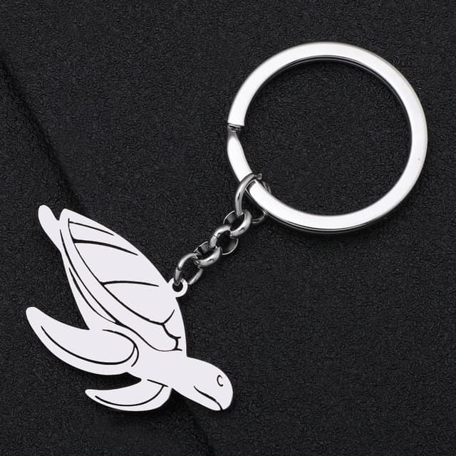 Thumbnail 3 de DUOWEI Porte-clé Tortue de Mer Émail