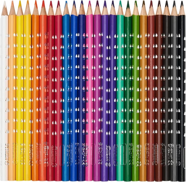 Detalle de Pelikan Silverino Matite Colorate 24 Colori Triangolari