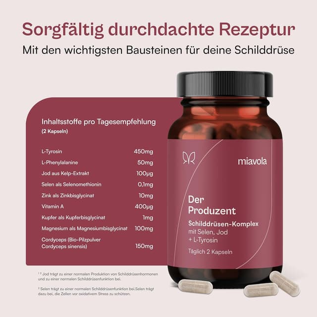Thumbnail 4 de miavola Schilddrüsen Komplex Kapseln 60 Stk. 💊