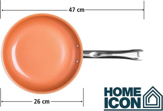 Thumbnail 5 de Home Icon 26cm Ceramic Non Stick Frying Pan