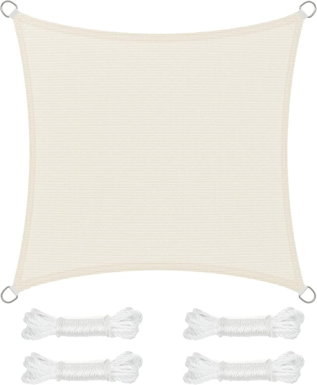 Detalle de SONGMICS Vela parasole 4x4 m HDPE