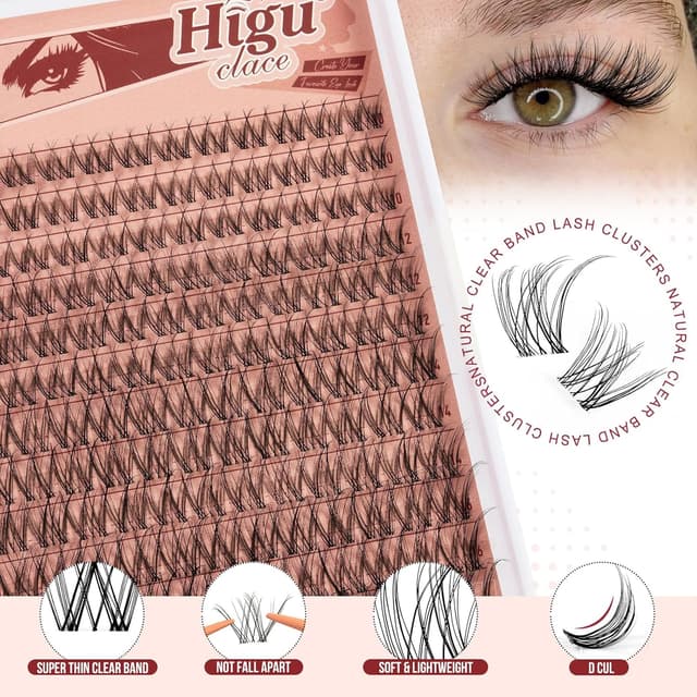 Detalle 2 de Higu clace Manga-Lashes Wimpern-Set 144