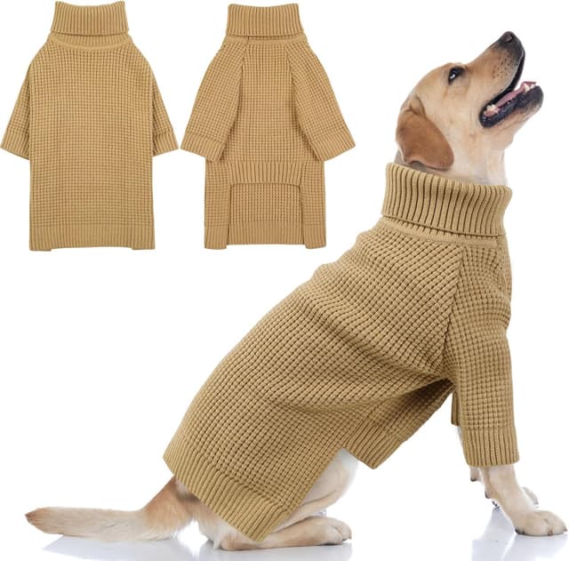 Imagen de Queenmore Turtleneck Check Knit Sweater 3XL en OfertitasTOP