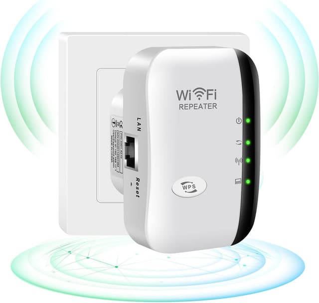 Detalle de WLAN Repeater WiFi Booster 2,4 GHz 300 Mbps