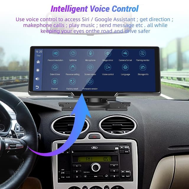 Detalle de Klack Pantalla Táctil 9,3" compatible Apple Carplay